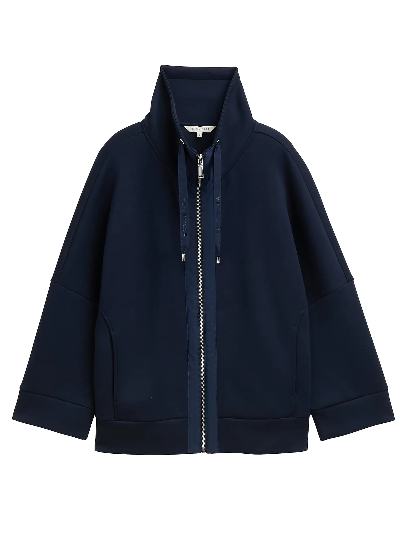 TOM TAILOR | Sweatjacke | dunkelblau